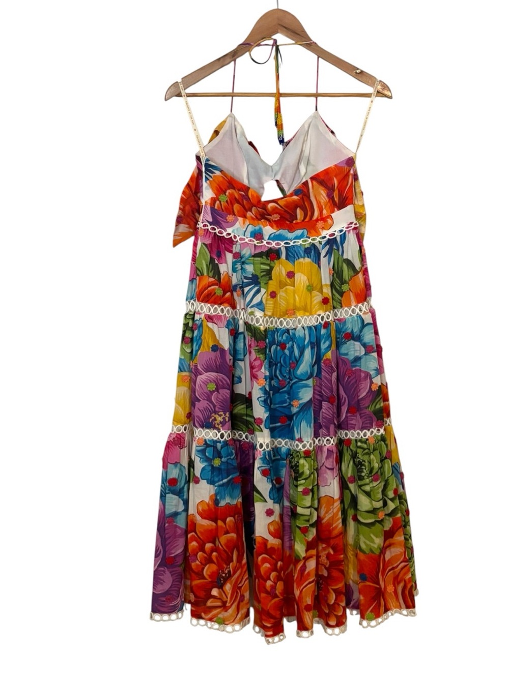 Farm Rio Chita Flower Midi Dress - Picture 3 of 4
